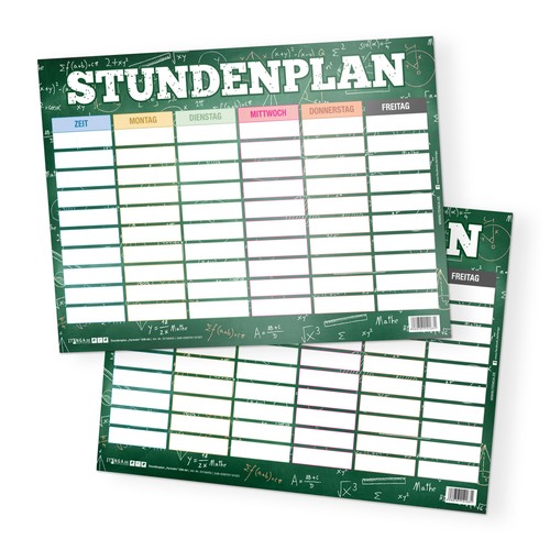 Stundenplan abwischbar