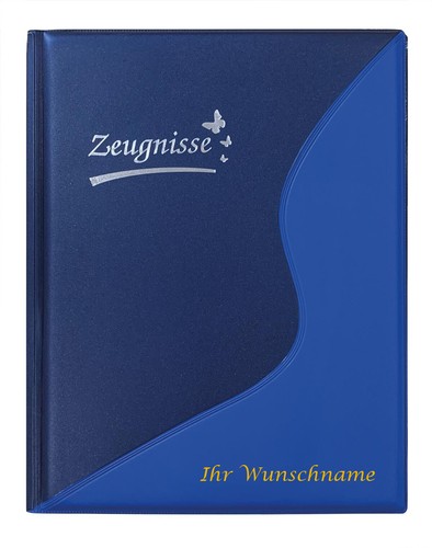Zeugnismappe mit gravur - zeugnismappe,