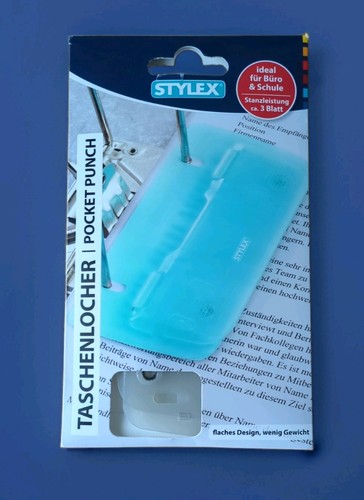 Taschenlocher mit lineal - mit, zum