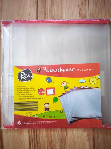 Rex buchschoner bucheinband - 4x,