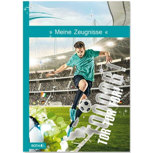 Zeugnismappe mit effekt - zeugnismappe, a4